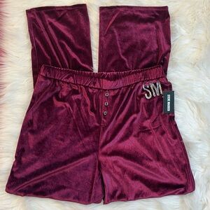 Steve Madden Purple Bling Pajama Bottom